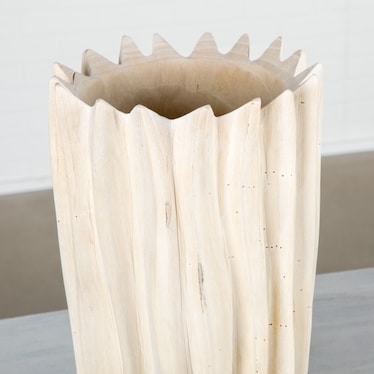 Bleached Spikey Vase