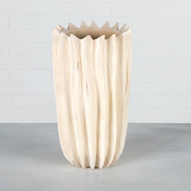 Bleached Spikey Vase