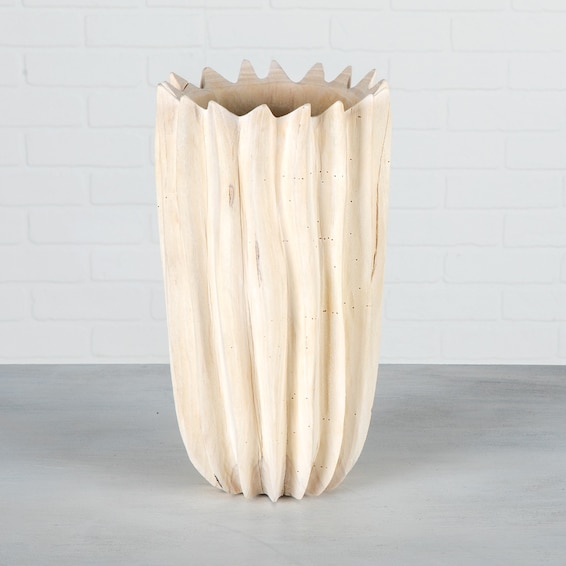 Bleached Spikey Vase
