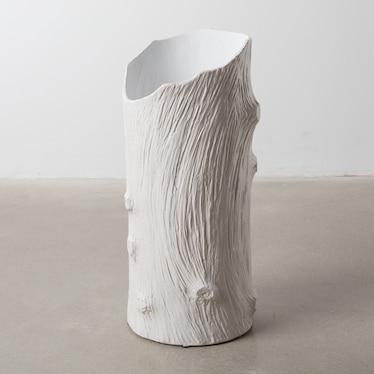 Modern Faux Bois Vase