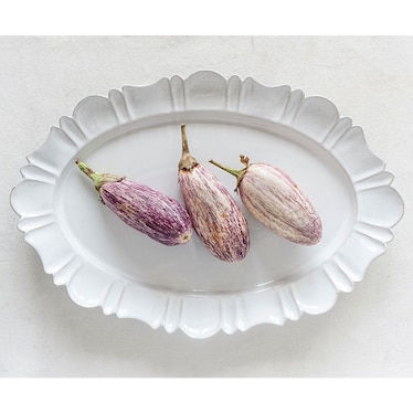 White Terracotta Platter