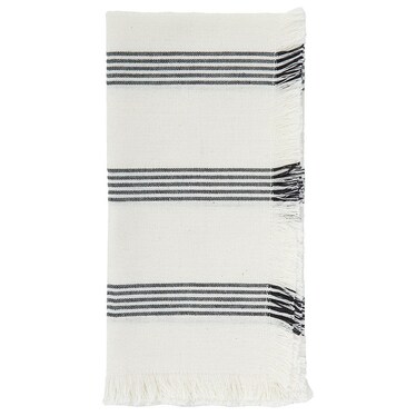 Black Stripe Napkin