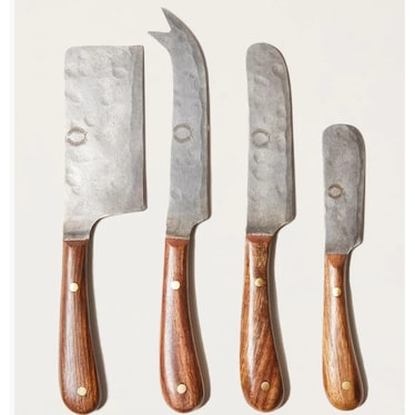S/4 Artisan Forged Cheese Knives