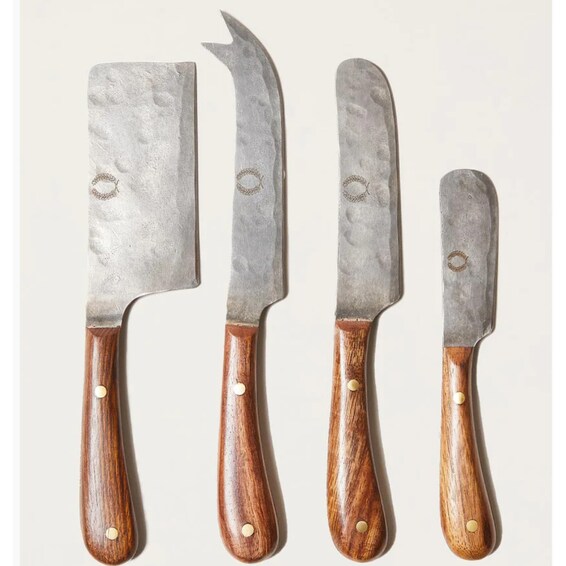 S/4 Artisan Forged Cheese Knives