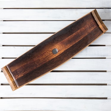 38" Wine Barrel Bowl Staves W/Hole