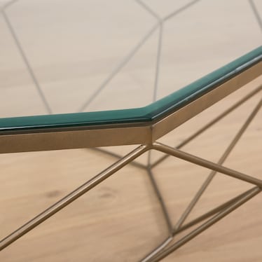 Geo Brass Coffee Table