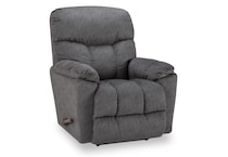 b silver chaise rocker recliner   