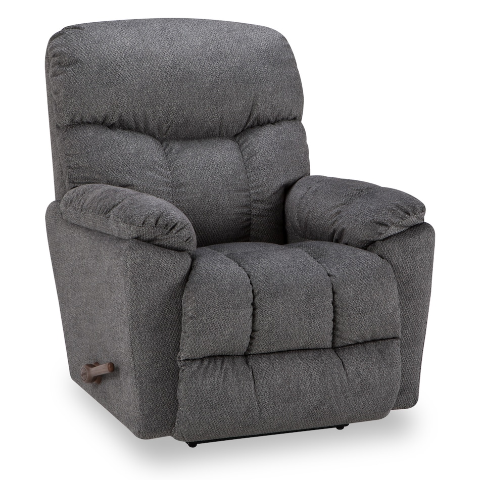 b silver chaise rocker recliner   