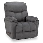 b silver chaise rocker recliner   