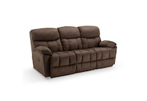 b cappuccino casual transitional recl sofa   