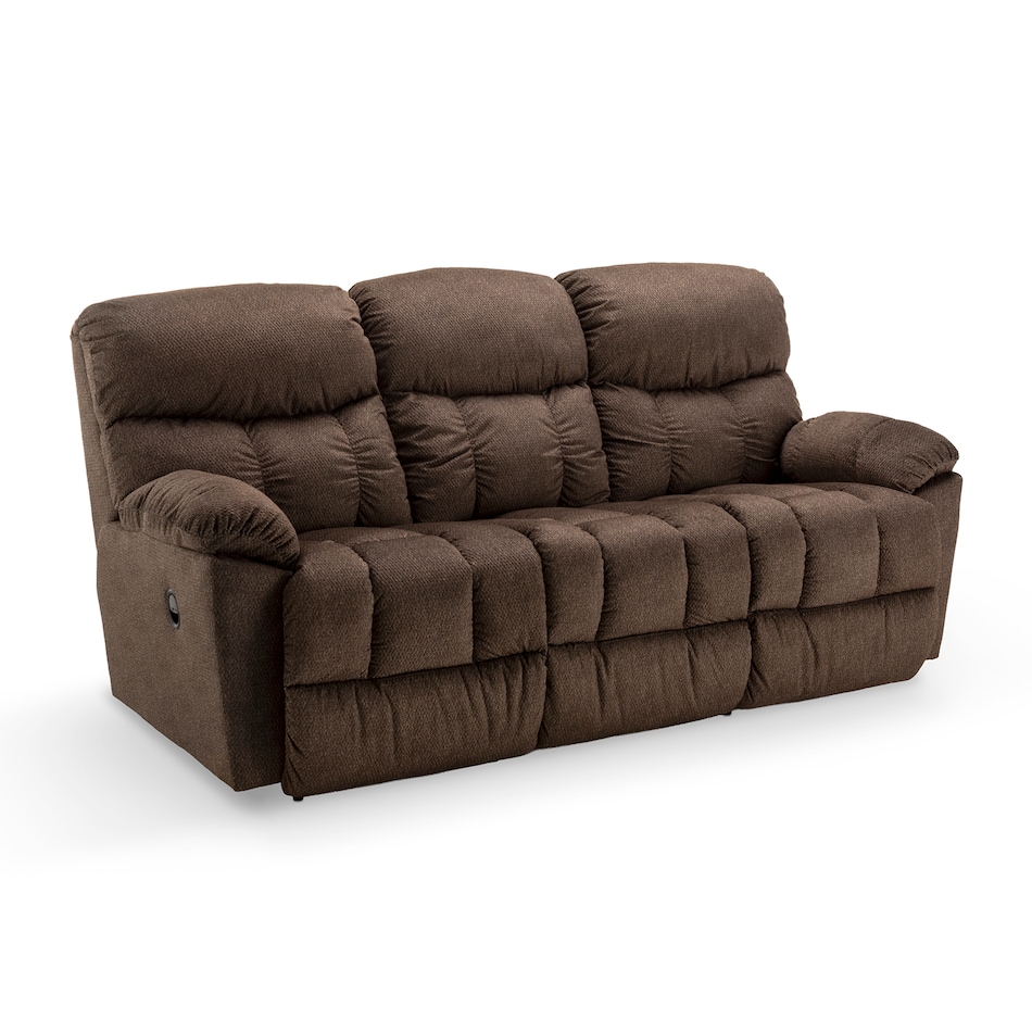 b cappuccino casual transitional recl sofa   
