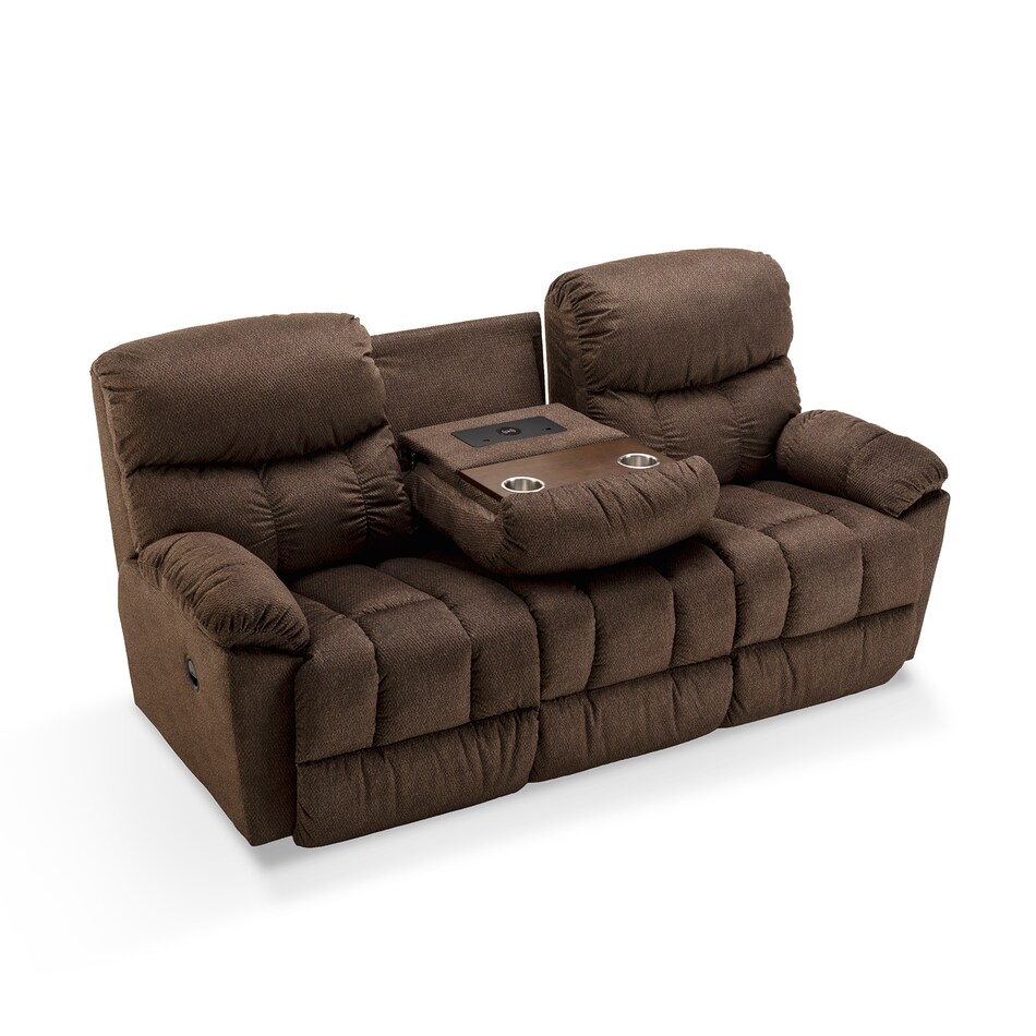 b cappuccino casual transitional recl sofa   