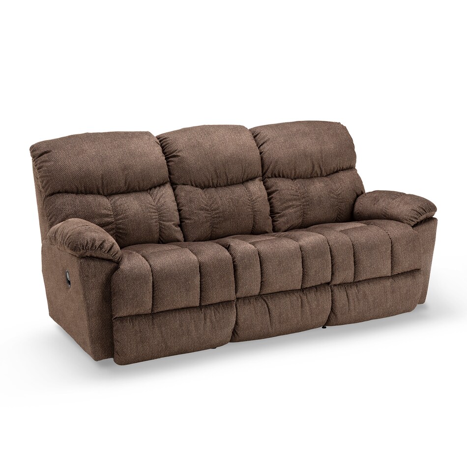 b casual transitional recl sofa   