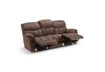 b casual transitional recl sofa   