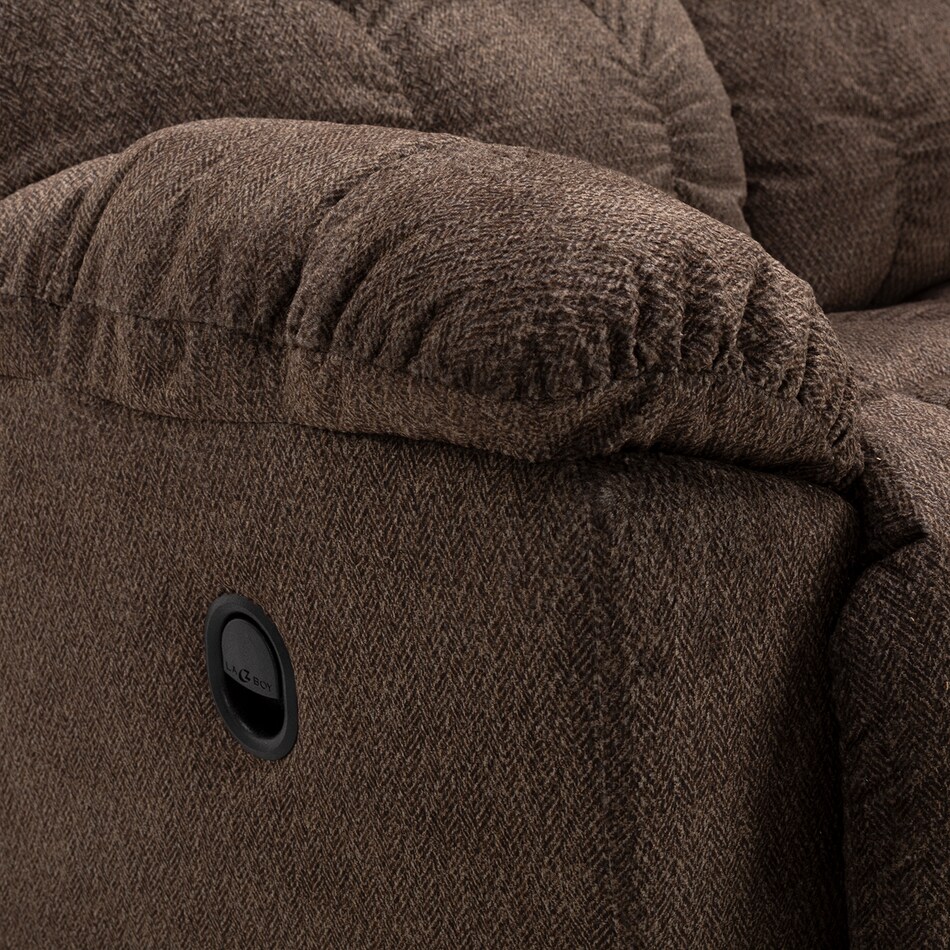 b casual transitional recl sofa   