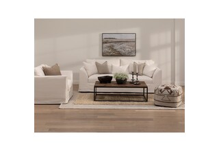 b beige fabric sofa   