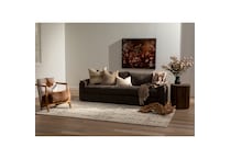 b dark gray fabric sofa   