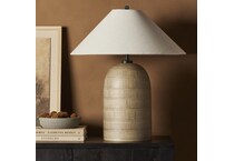 beige accent lamp   