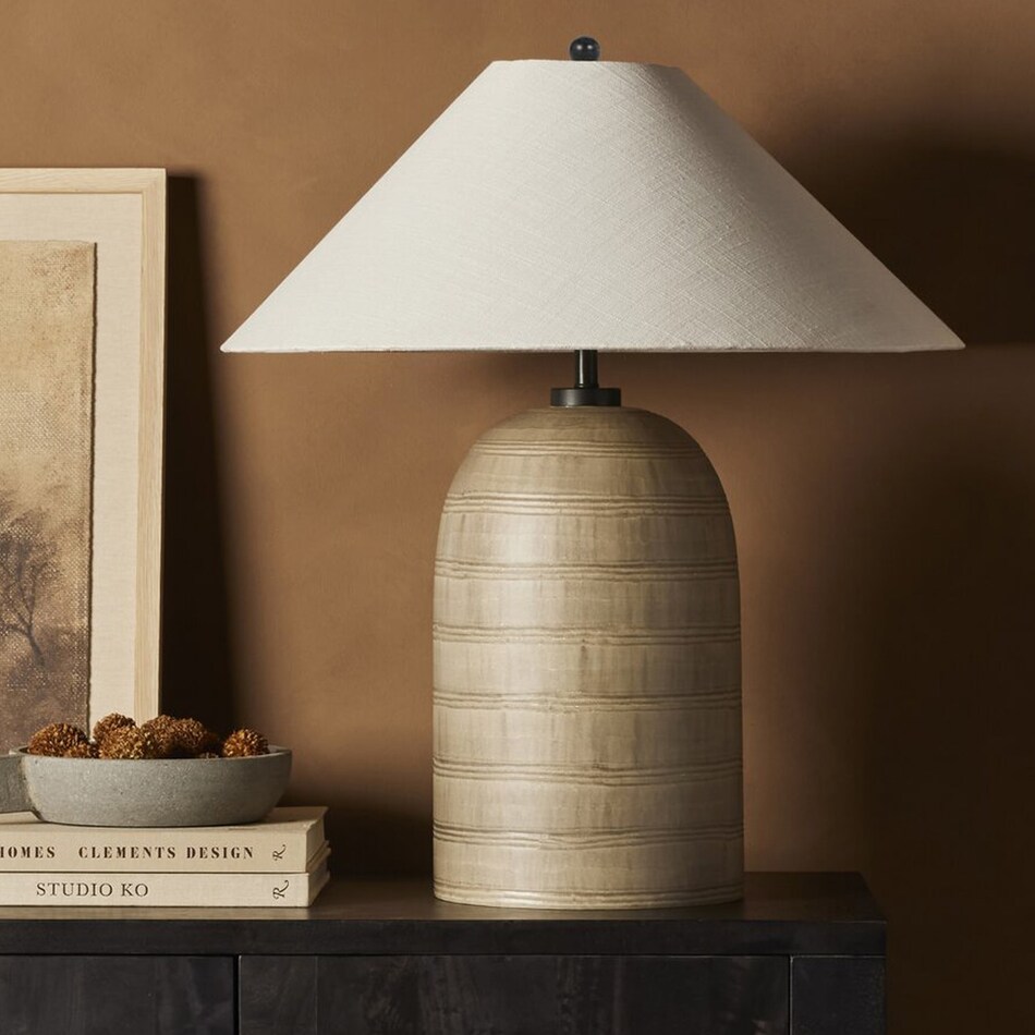 beige accent lamp   