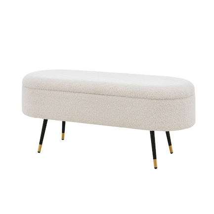 Princeton Beige Storage Bench
