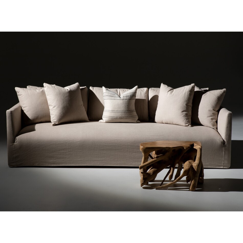 beige fabric sofa   