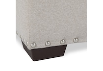 beige sectional stationary   