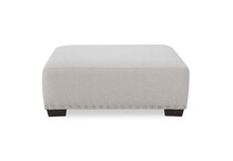 beige sectional stationary   