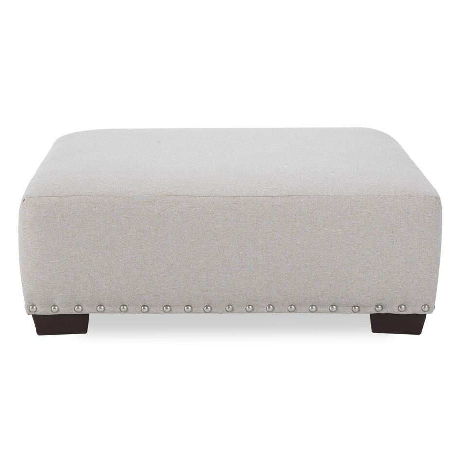 beige sectional stationary   