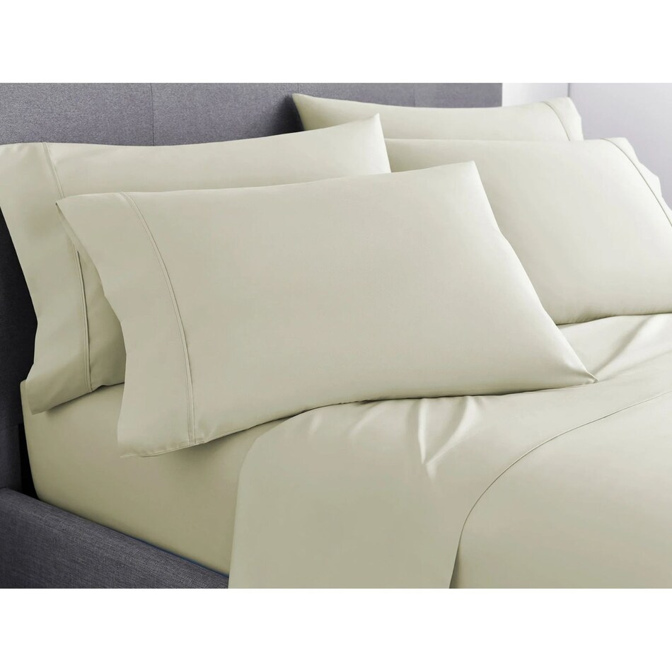 beige sheet set   