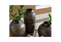 black   gold table top accessory   