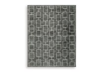 black   gray area rug   