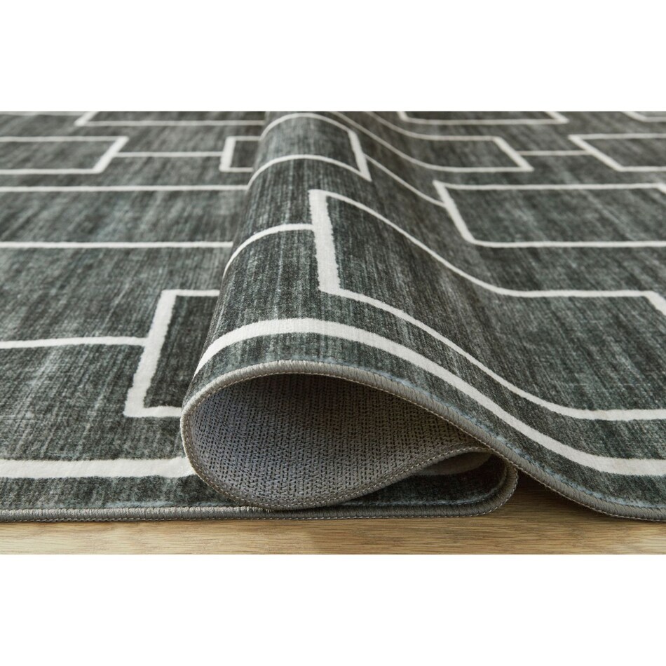 black   gray area rug   
