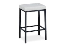 black coral marshmallow casual counter height stools   