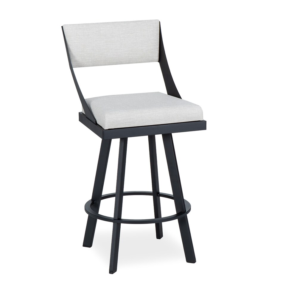 black coral marshmallow casual counter height stools   