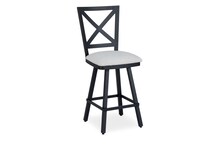 black coral marshmallow casual counter height stools   