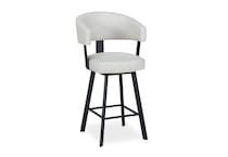 black coral marshmallow casual counter height stools   