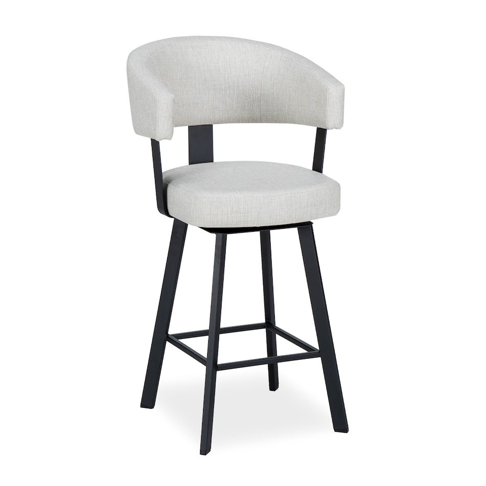 black coral marshmallow casual counter height stools   