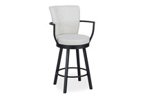 black coral marshmallow casual counter height stools   