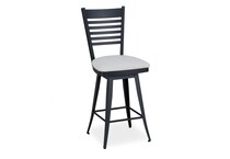 black coral marshmallow casual counter height stools   