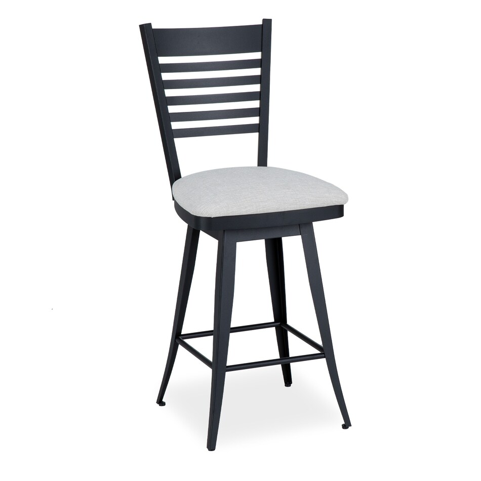 black coral marshmallow casual counter height stools   