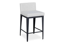 black coral marshmallow casual counter height stools   