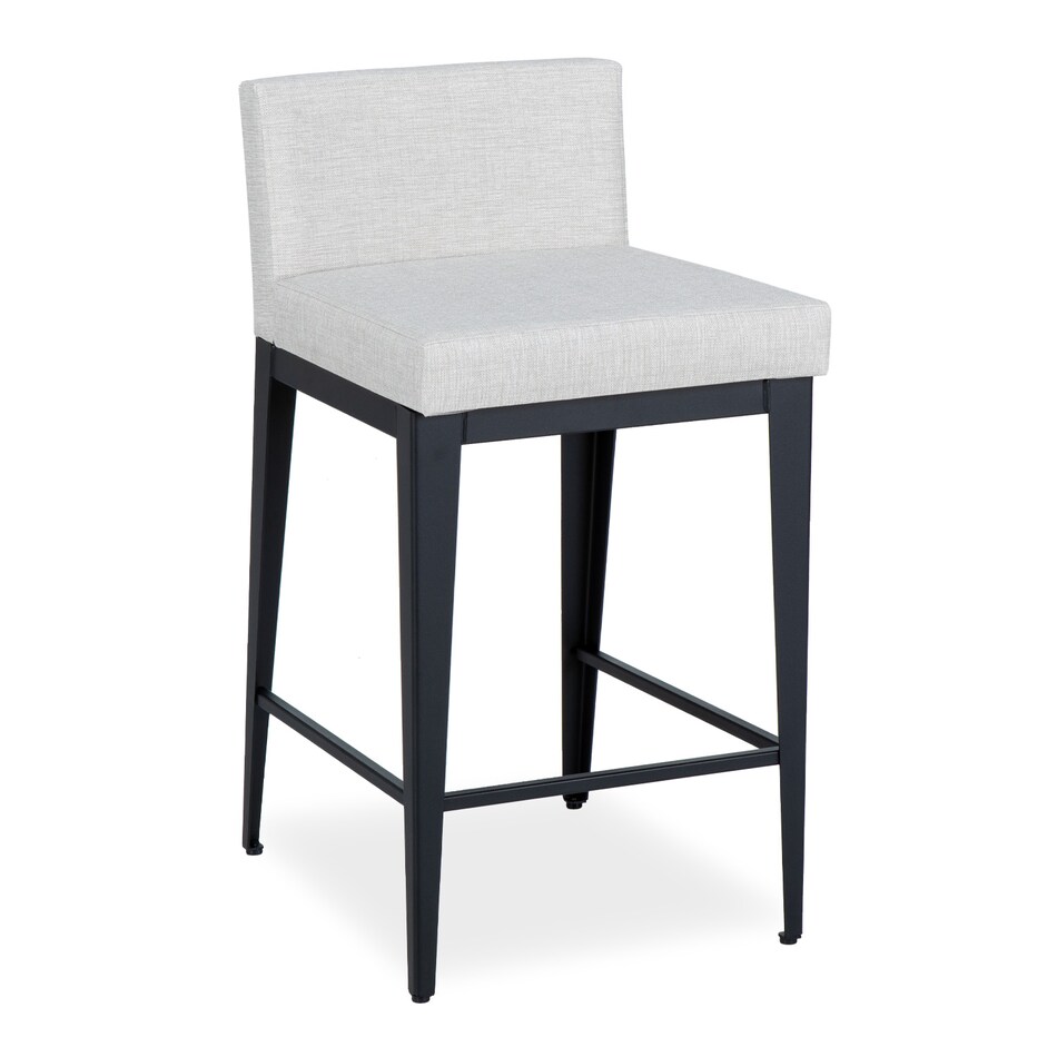 black coral marshmallow casual counter height stools   