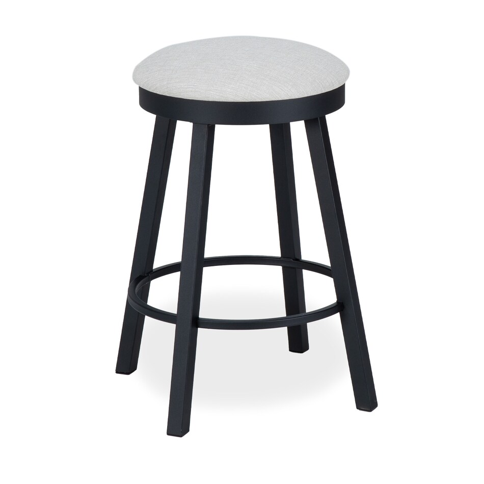 black coral marshmallow casual counter height stools   