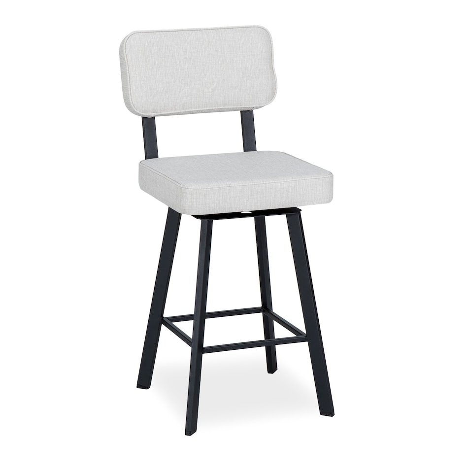 black coral marshmallow casual counter height stools   