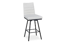 black coral marshmallow casual counter height stools   