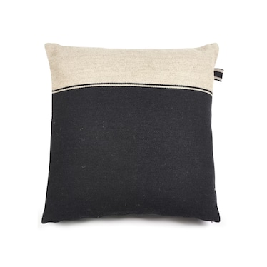 Marshall 25x25 Black Flax Pillow