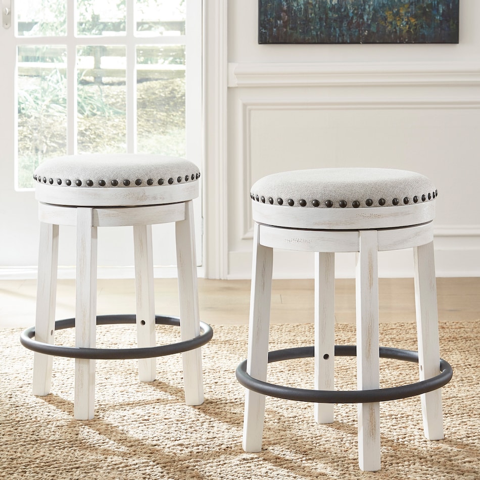 black white casual standard height   