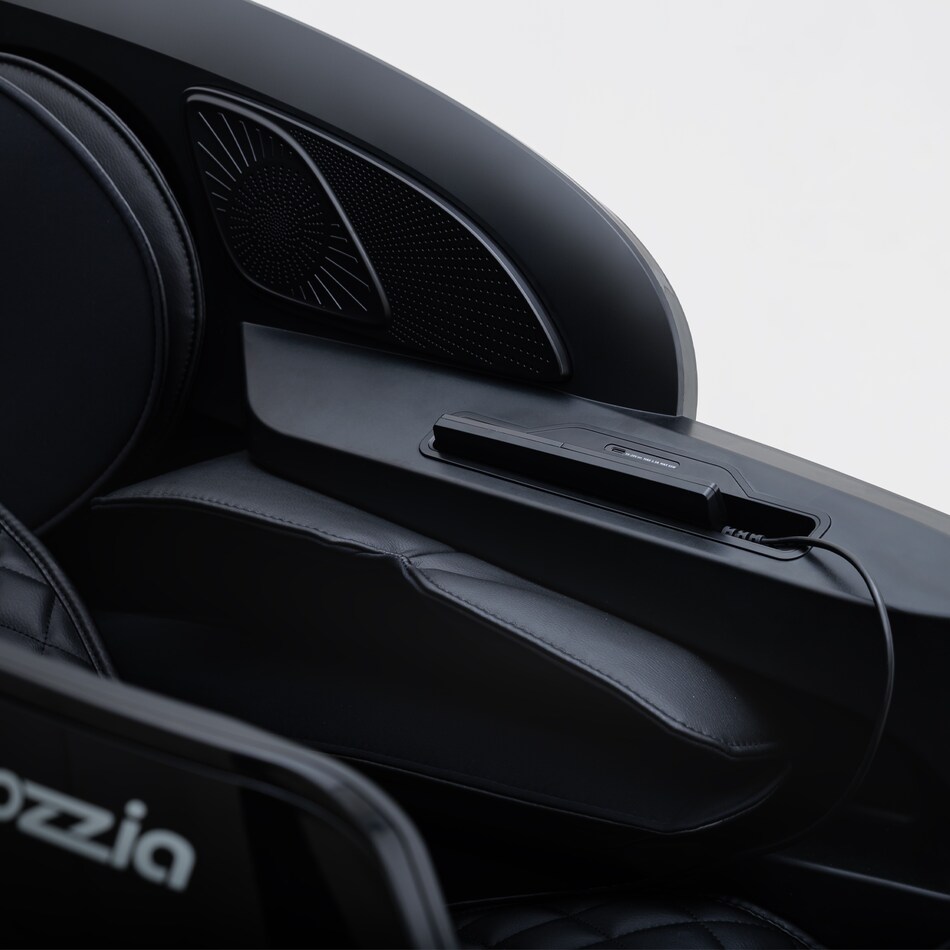 black black massage rocker recliner   