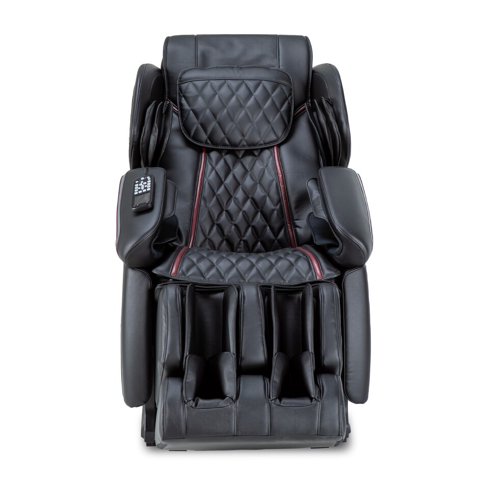 black burgundy massage rocker recliner   