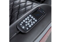 black burgundy massage rocker recliner   